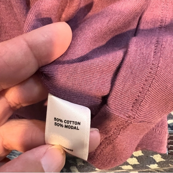 EUC Amber Sun Long Sleeve Shirt Top with Ruching on the Side - size XL - Picture 7 of 7